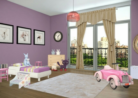 Little girls room  Design Rendering