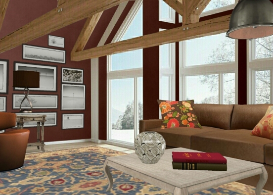 Mountain cabin Design Rendering