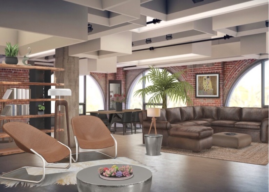 Modern Living room Design Rendering