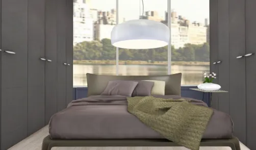 A room with a window