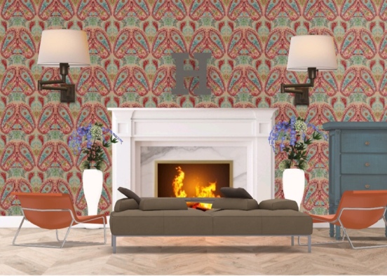 Living room 1🗽 Design Rendering