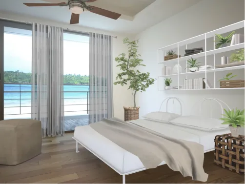 Beach side bedroom \boho