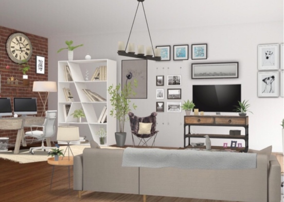 Extra Living Room! Design Rendering
