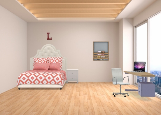 A girl's room at thirteen Design Rendering