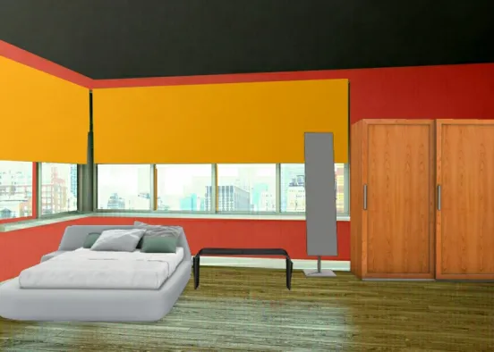Camera da letto lucas Design Rendering