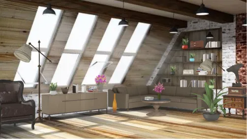 Relaxing mansard