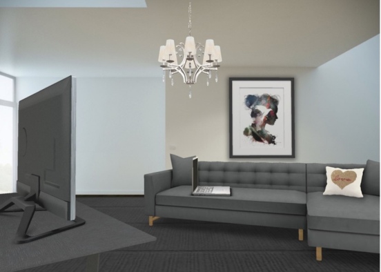 Ava's Lounge room Design Rendering