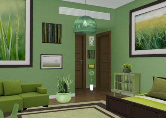 Green Room Design Rendering
