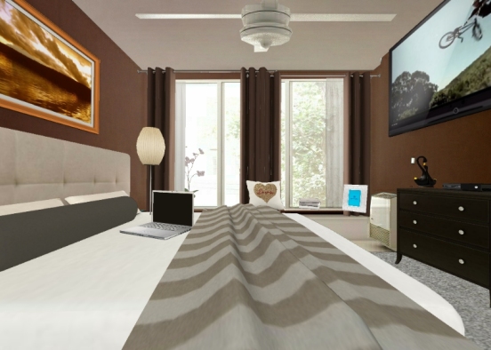 Couple bedroom  Design Rendering