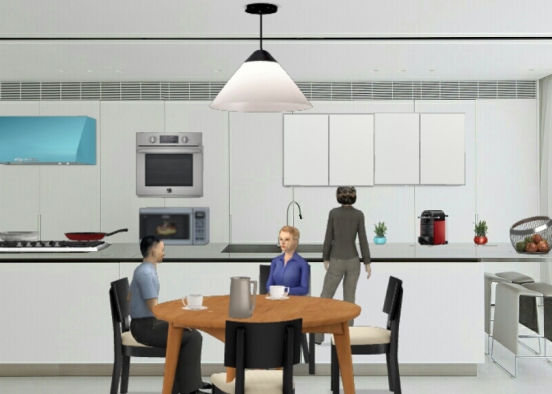 Cozinha 3 da ClaEGS Design Rendering