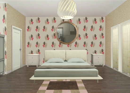 Tidy bedroom Design Rendering