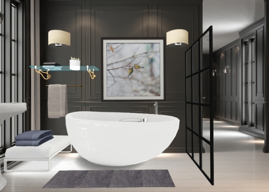 Bathroom/ Banheiro🖤 Design Rendering