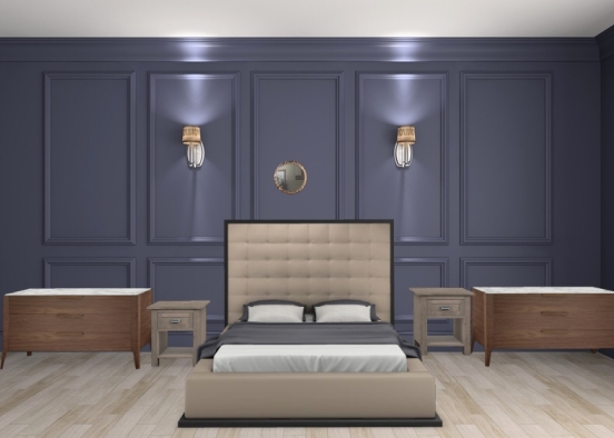Master bedroom #1 Design Rendering