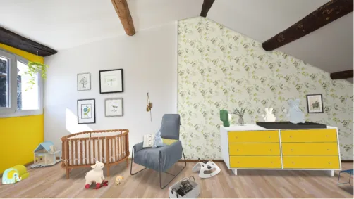 baby room yellow