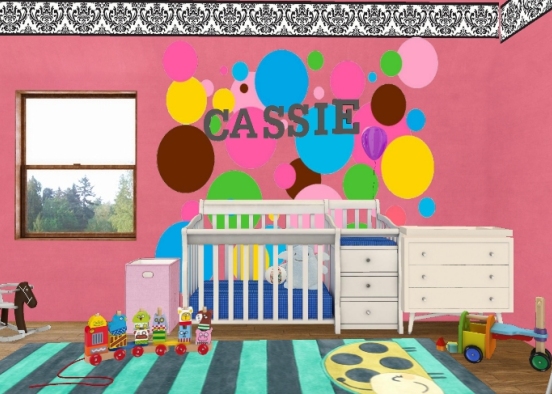 Baby Cassie's room Design Rendering