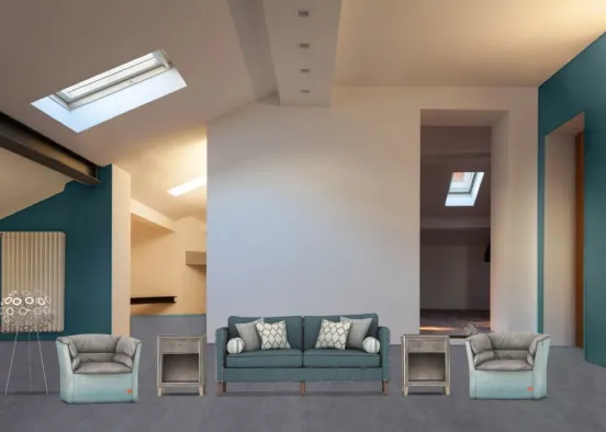 One living room Design Rendering