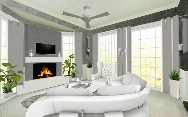 Professional interior design created with Homestyler 3D design software