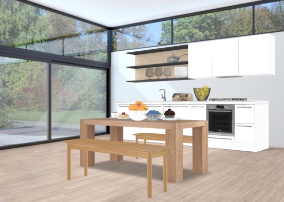 Picnic at the kitchen  Design Rendering