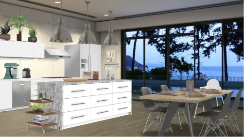 Mallorca house kitchen