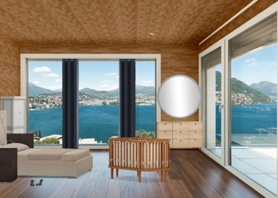 Dormitorio/suite Design Rendering