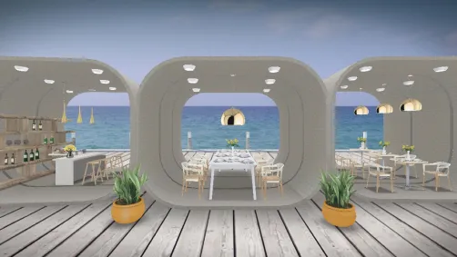 Dining by the Beach