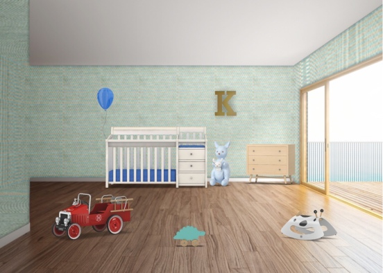 baby Kit’s room  Design Rendering