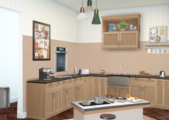 Kitchen (House 1) Design Rendering