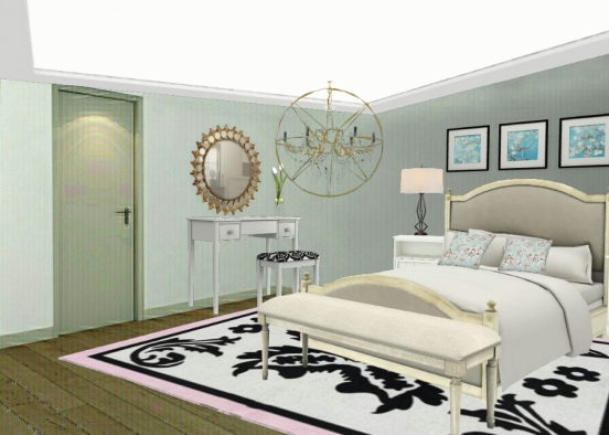 Спальня в стиле прованс Design Rendering