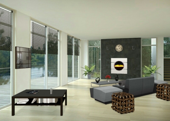 My dream Living room Design Rendering
