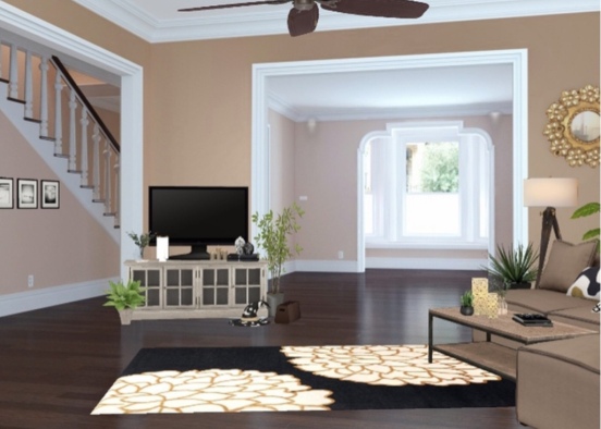Family Living Room! Design Rendering