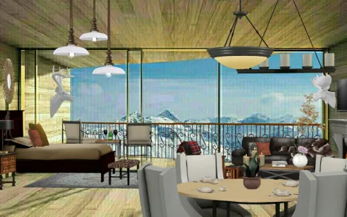 Austria Mountain-View resort 