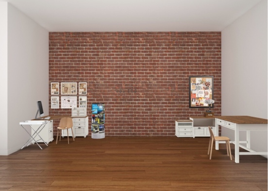 Brick Office Design Rendering