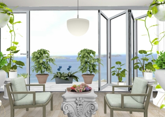 Balcony Design Rendering