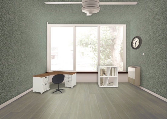 Office and study room Design Rendering