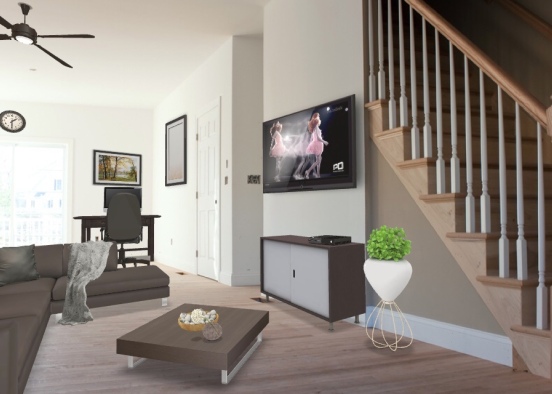 Nice Living room Design Rendering