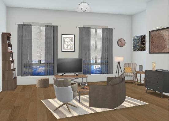 Living Room 3 Design Rendering