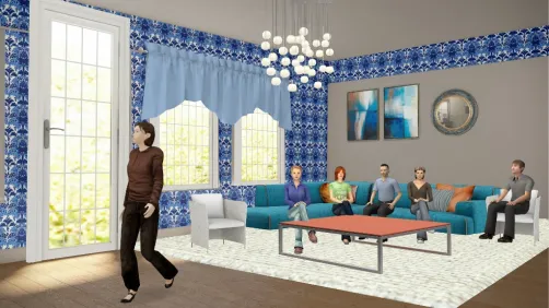 Pretty leving room 