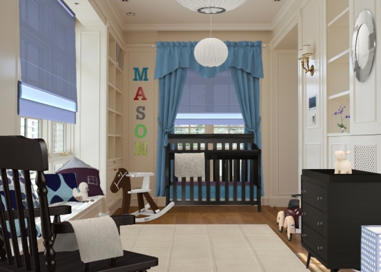 Mason's nursery  Design Rendering