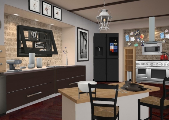 Dream kitchen  Design Rendering
