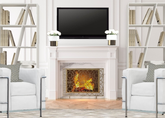 Marble living room Design Rendering