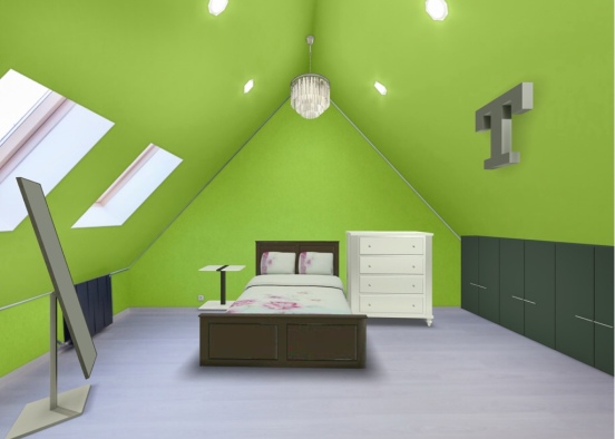 attic and my room Design Rendering