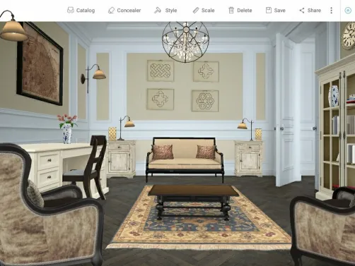 French office/ library