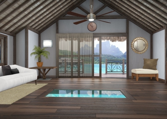 Tahiti salon Design Rendering
