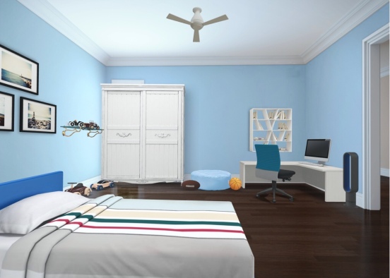 Boys bedroom 🤖 Design Rendering