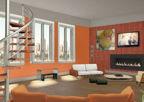 Living Room 1 Design Rendering