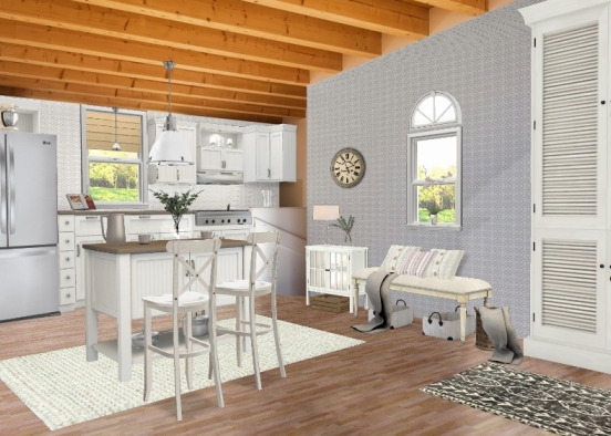 Countrystyle kitchen Design Rendering