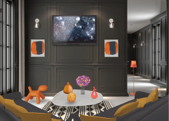 WOW! Orang And Black Really POP! Design Rendering