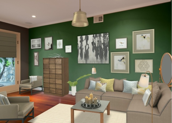 The Green Room.  Design Rendering