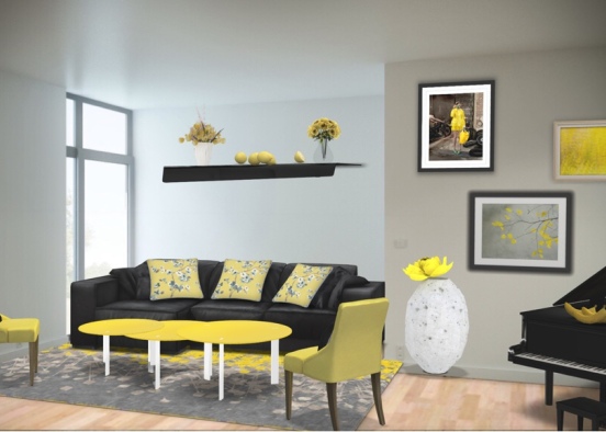 black and yellow beauty Design Rendering