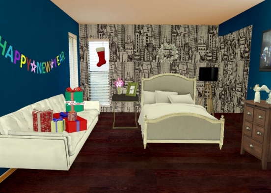 my Christmas room Design Rendering